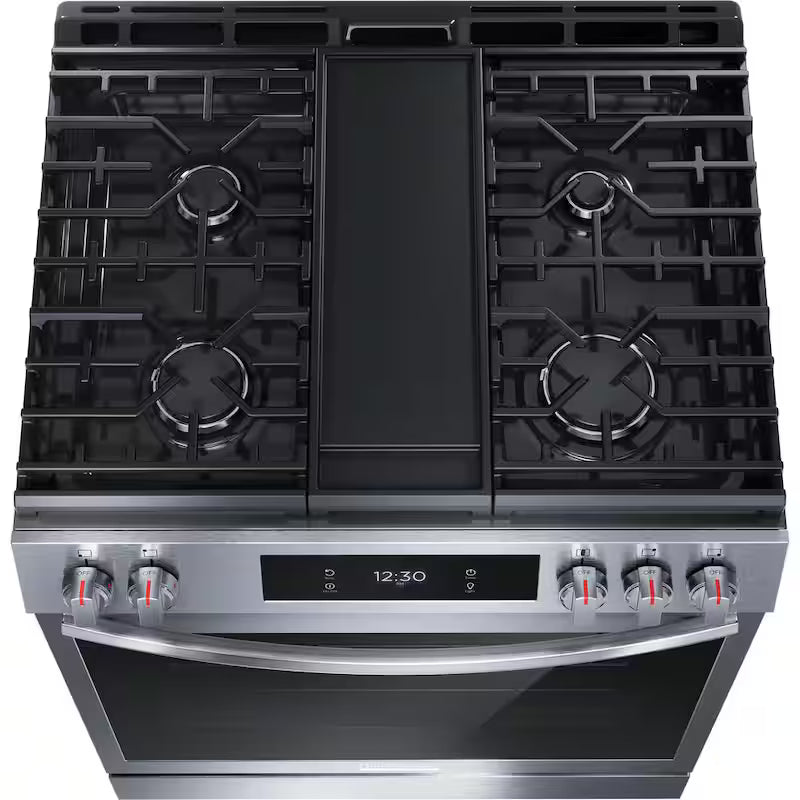 30 in. 5 Burner Slide-In Gas Range with Air Fry Stainless Steel R435372