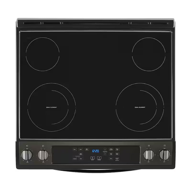 4.8 cu. ft. Electric Range in Black Stainless H928488