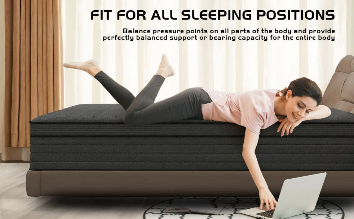 12 inch King Hybrid Mattress Medium Firm T80735