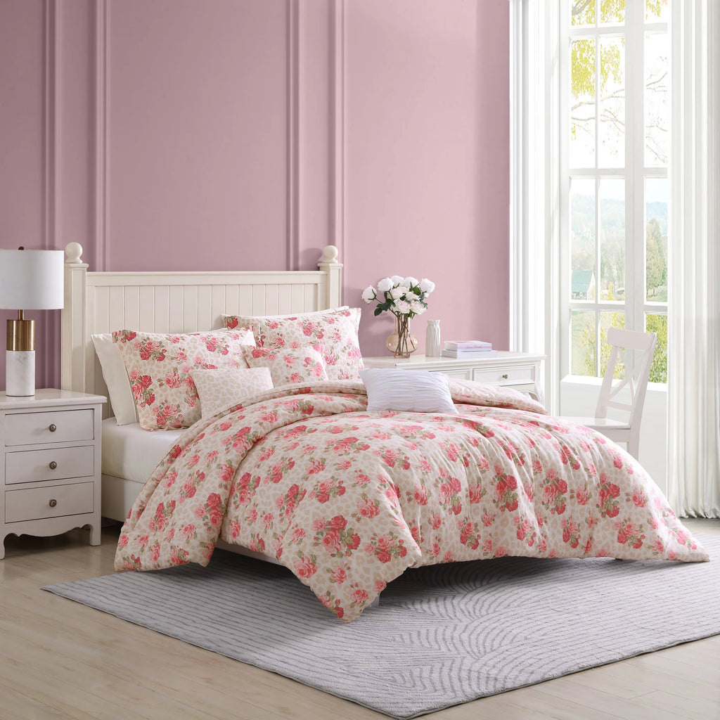 Pink Twin Comforter Set Z598339