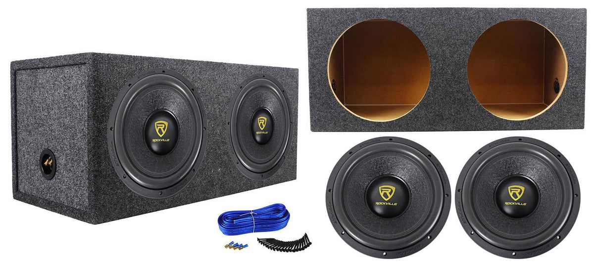 8000 Watt Car Subwoofers + Sealed Box Enclosure O220496