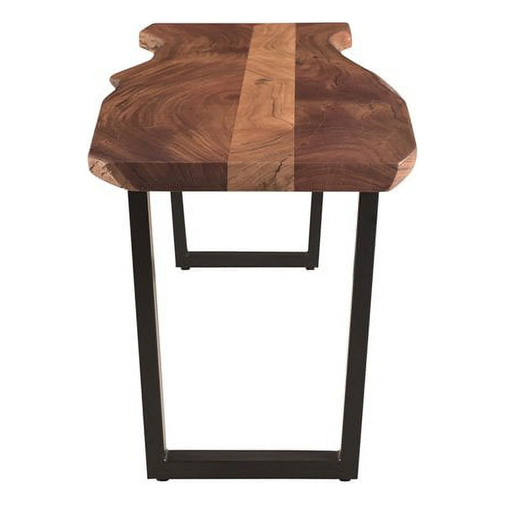 66" Live Edge Solid Wood Dining Bench Y6617