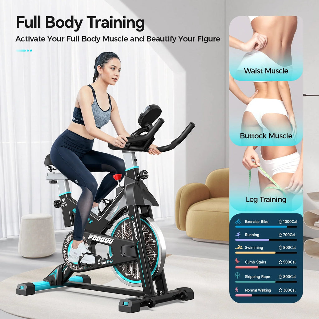 Exercise Bike Magnetic Resistance Stationary Cycling Bike Z454051