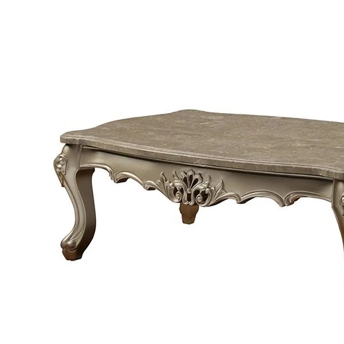 Marble Top Wooden Coffee Table L11729