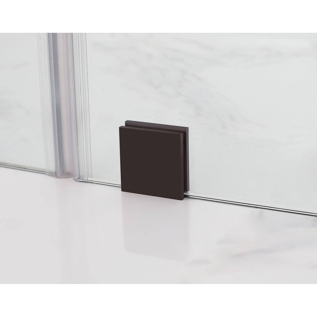 Chrome Frameless Square Shower Enclosure Q1372