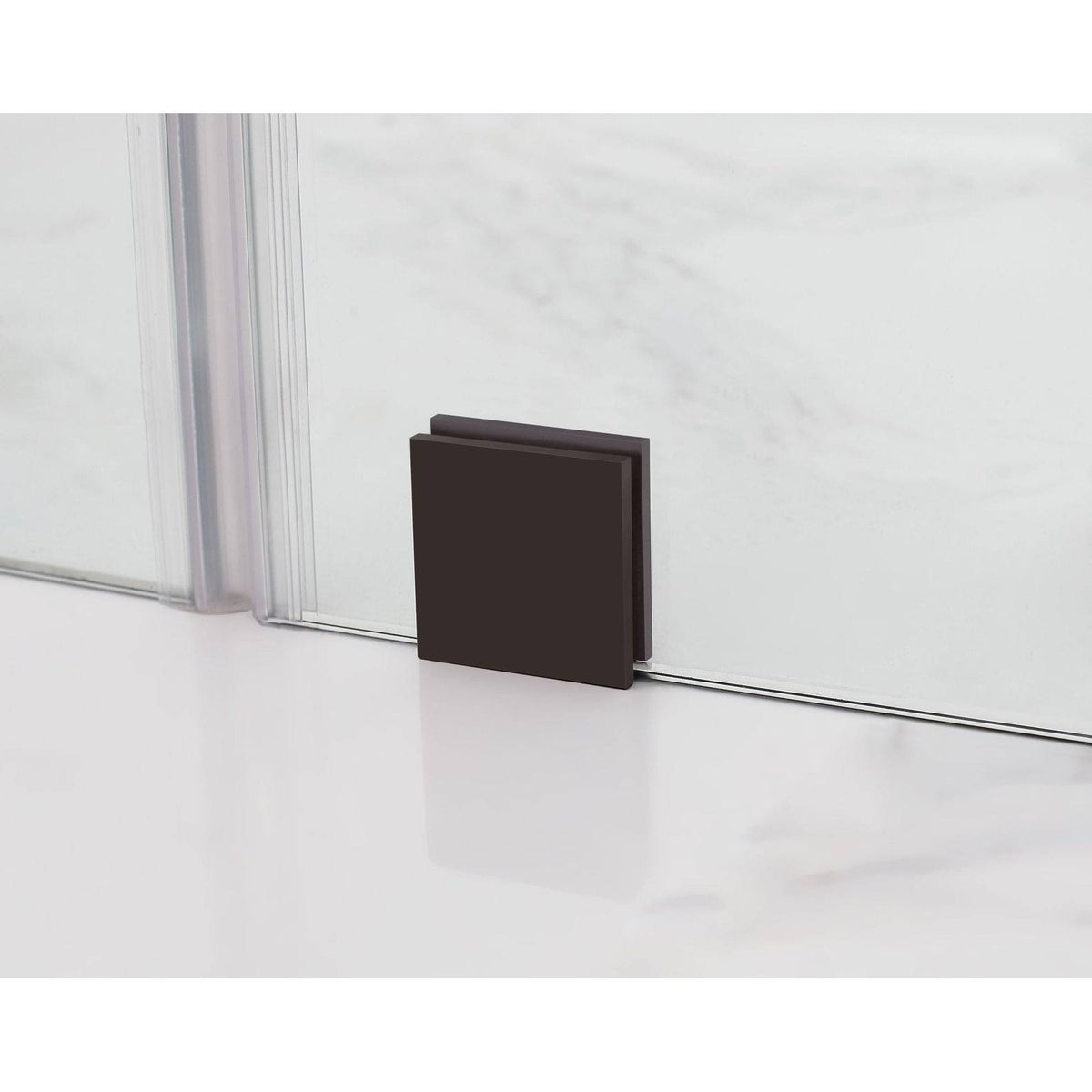 Chrome Frameless Square Shower Enclosure Q1372
