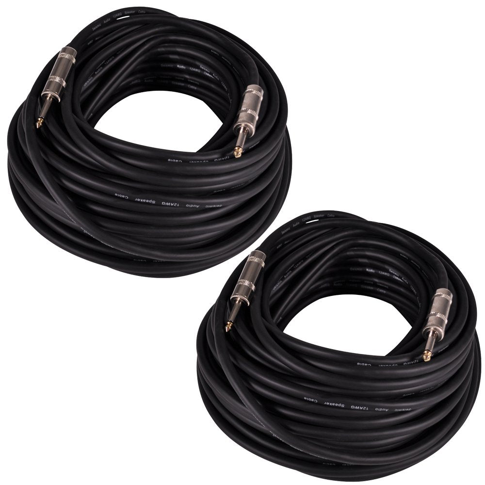 100-Feet 12-Gauge 2 Conductor Speaker Cable Pair J17317
