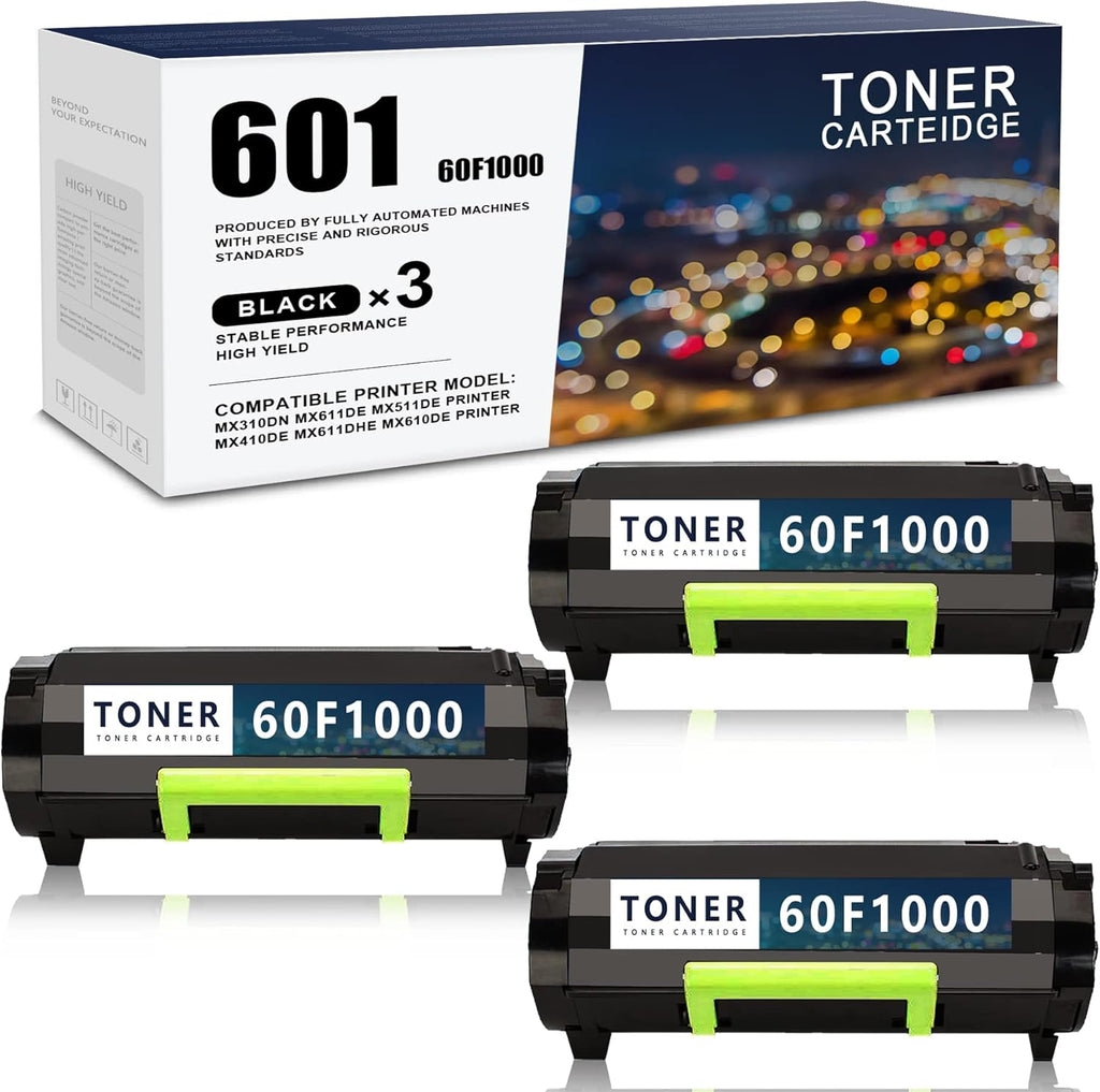 Black Compatible Toner Cartridges 3 Pack U293030