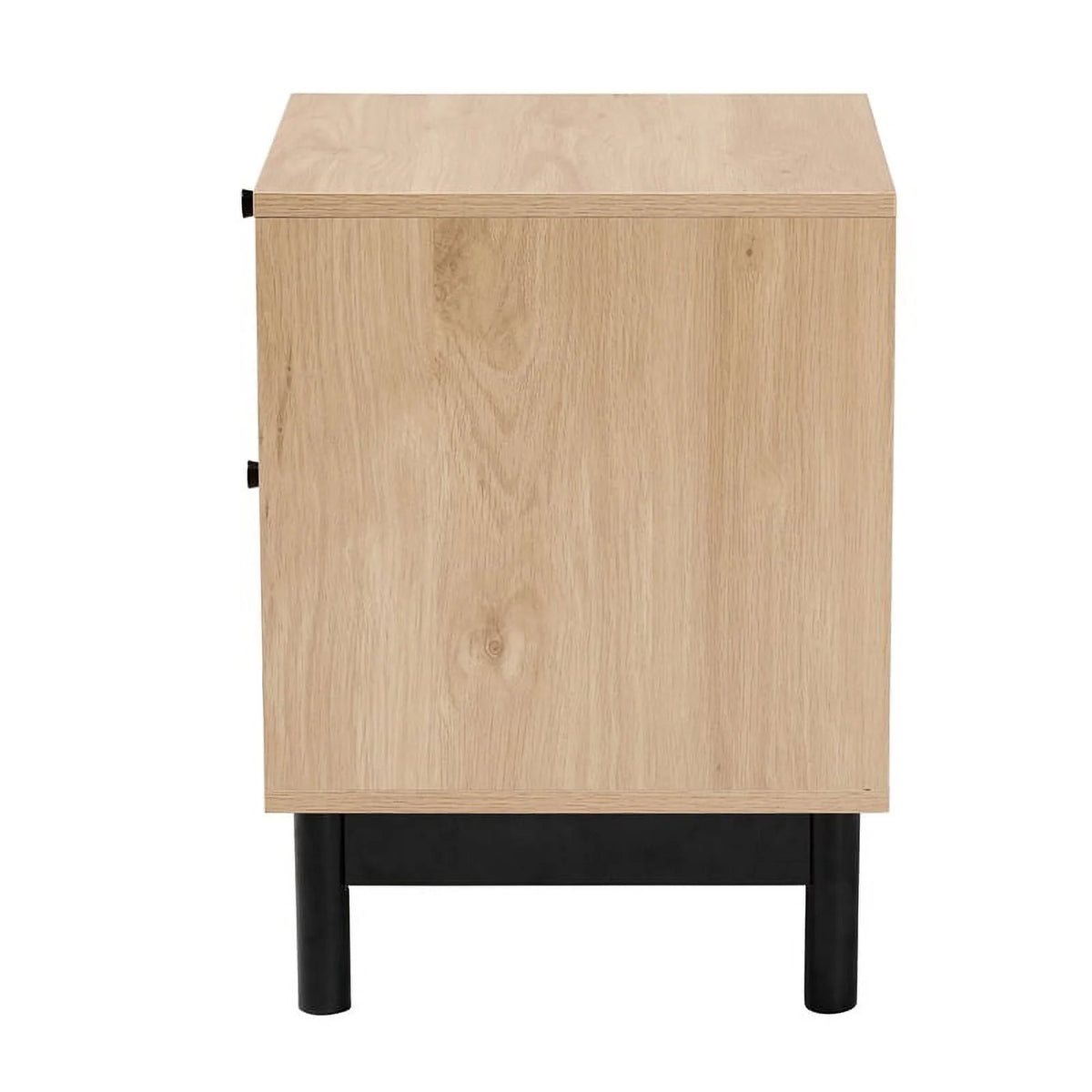 2-Drawer Mid-Century Wood End Table R218