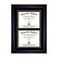 Double Diploma Frame with Double Matting F252217