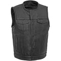 Men's Leather Vest Z17541