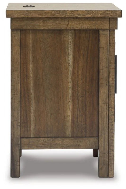 Chairside End Table Grayish Brown K76958