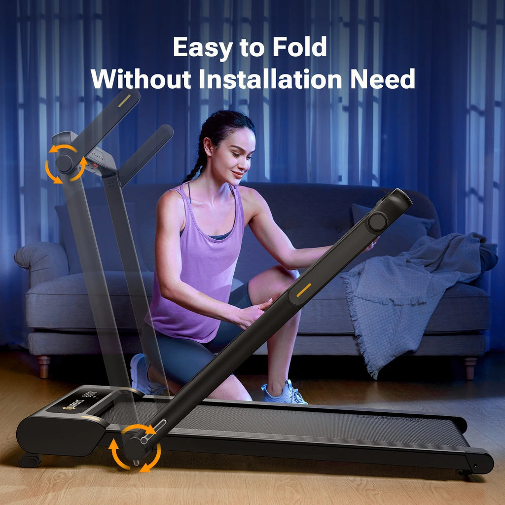 Folding Treadmill with 5% Incline 265lbs Weight Capacity Q867377
