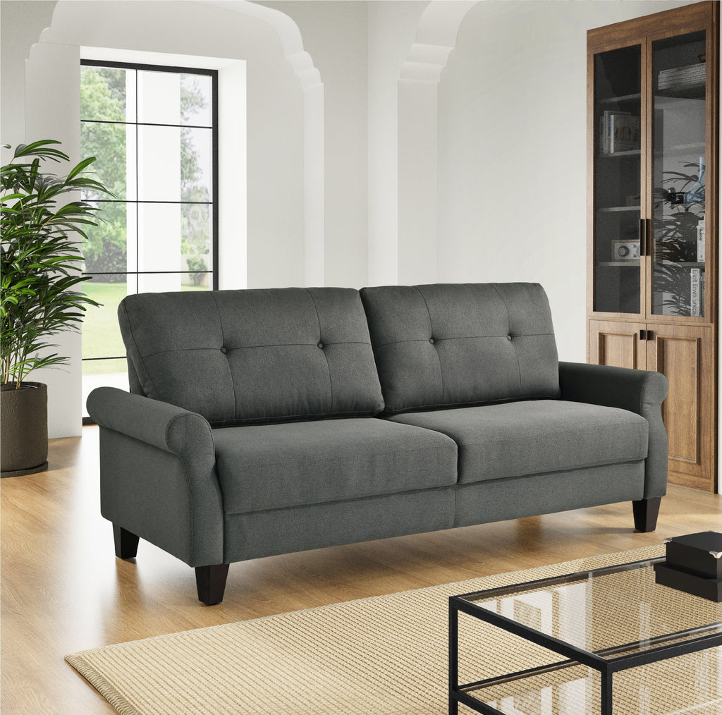 Heather Grey Fabric Sofa M883