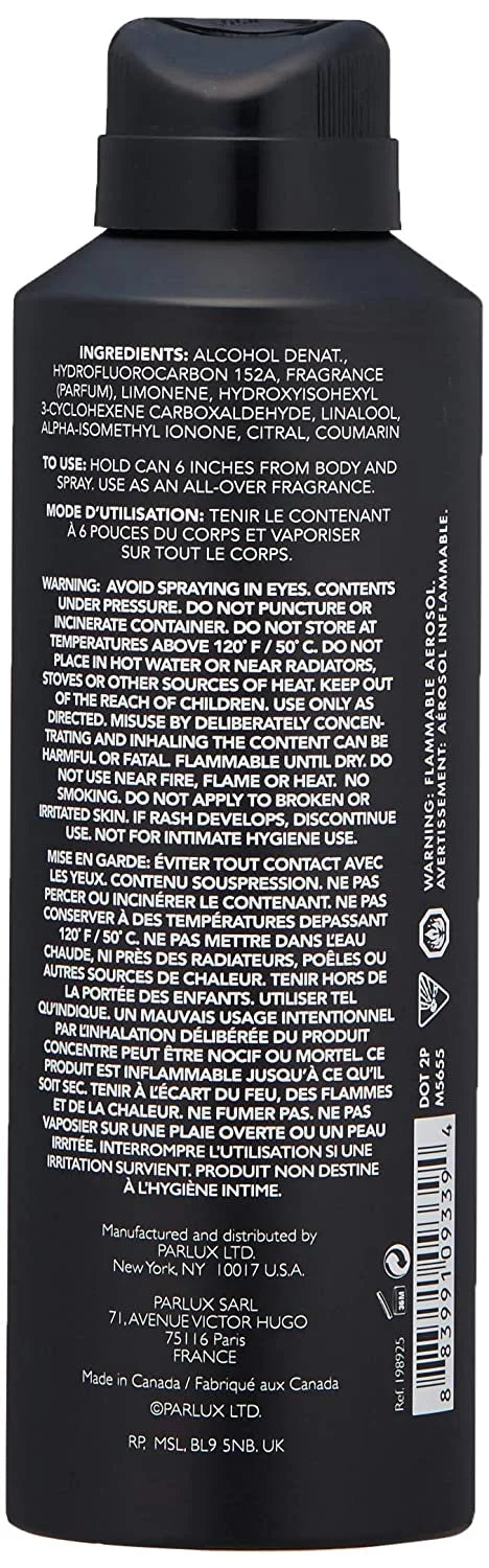 Vintage Black Body Spray 6 oz (Pack of 3) H73286