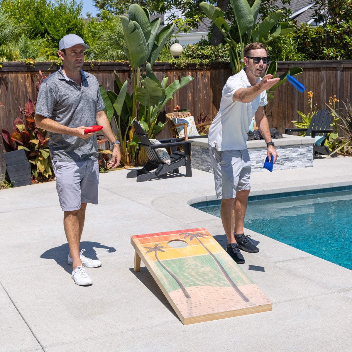 4'x2' Wood Cornhole Set J632270