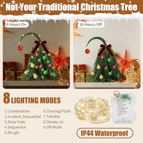 12 Inch Pine Christmas Tree with 40 Lights F79857