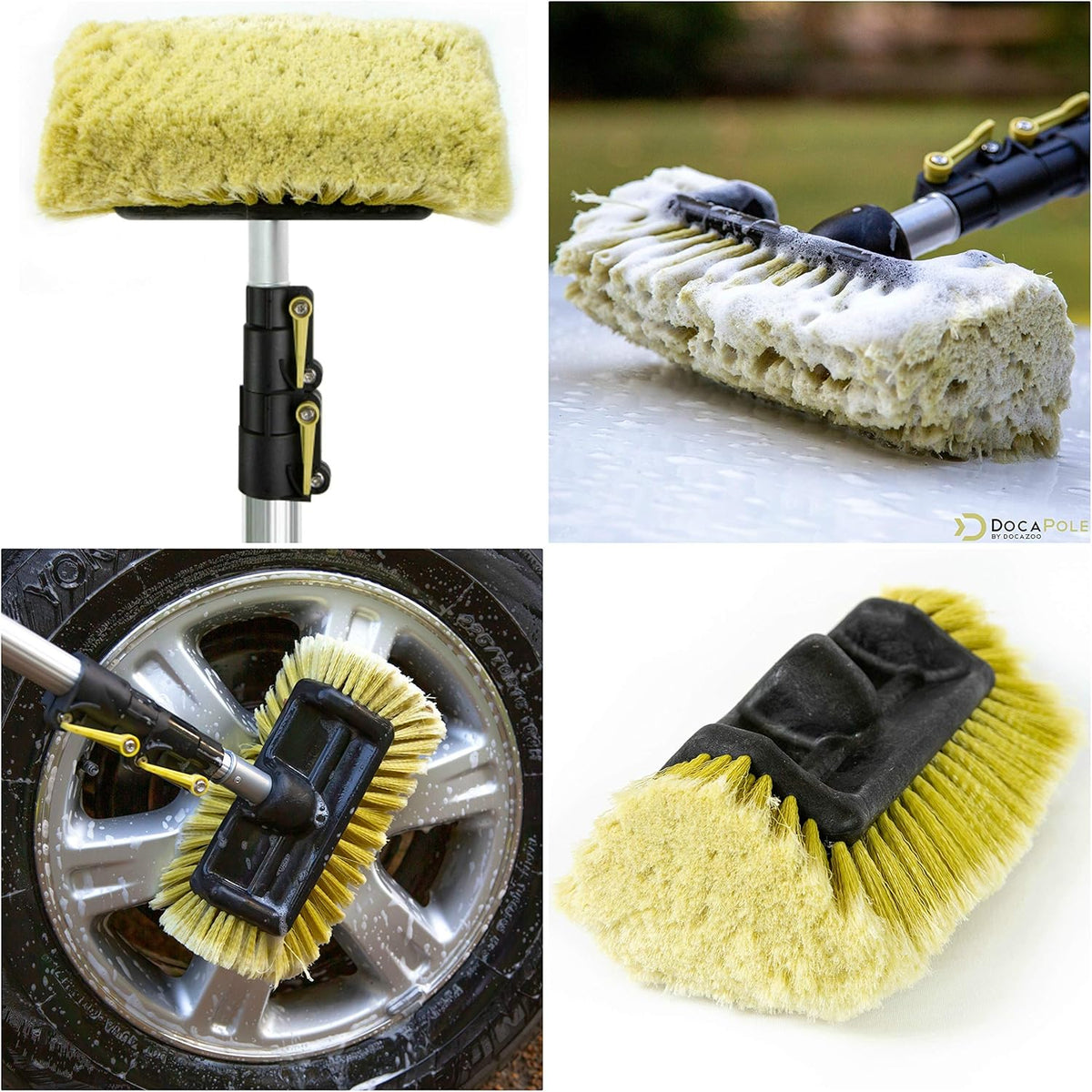 24 Foot High Reach Brush Kit with 6-24 Foot Extension Pole O647