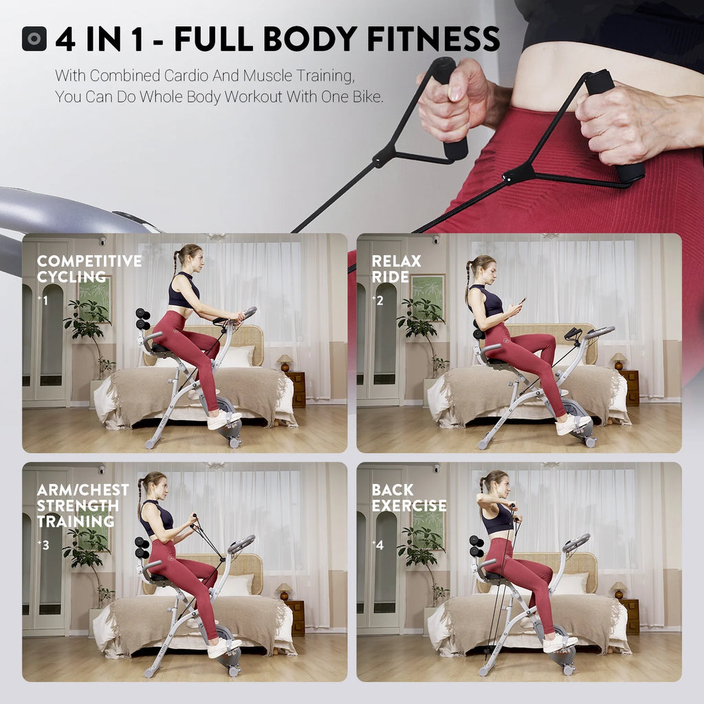 Indoor Cycling Stationary Belt Drive Exercise Bike D657