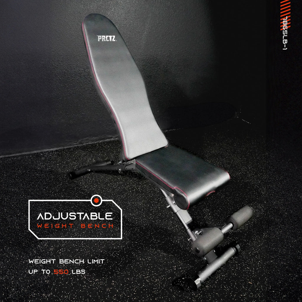 Two-Piece Olympic Weight Bench with Squat Rack I59228