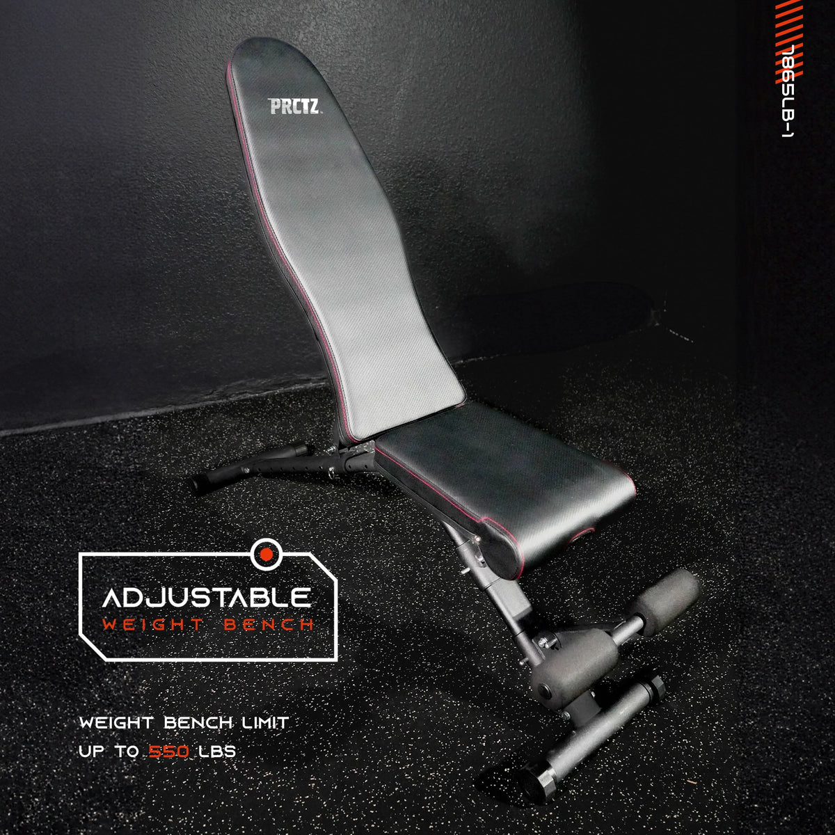 Two-Piece Olympic Weight Bench with Squat Rack I59228