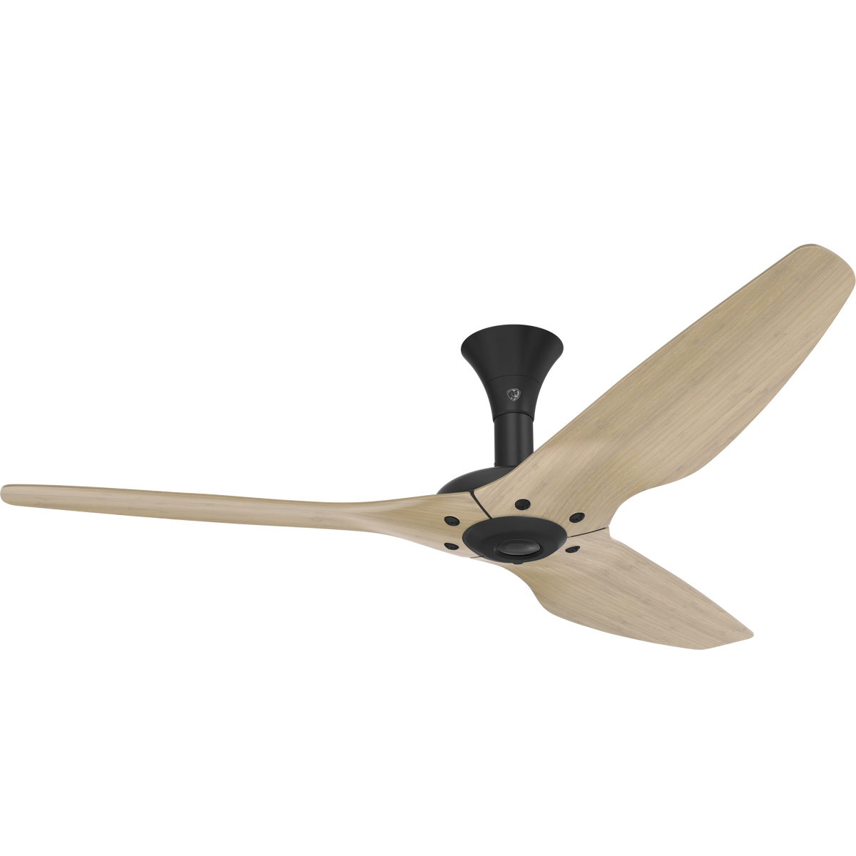 60 Ceiling Fan with Natural Bamboo Blades and Black Finish B840
