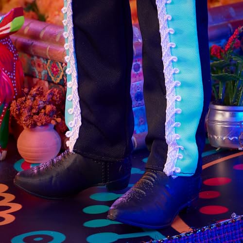 2024 Día De Muertos Ken Doll in Black Suit with Sky Blue Accents T12625