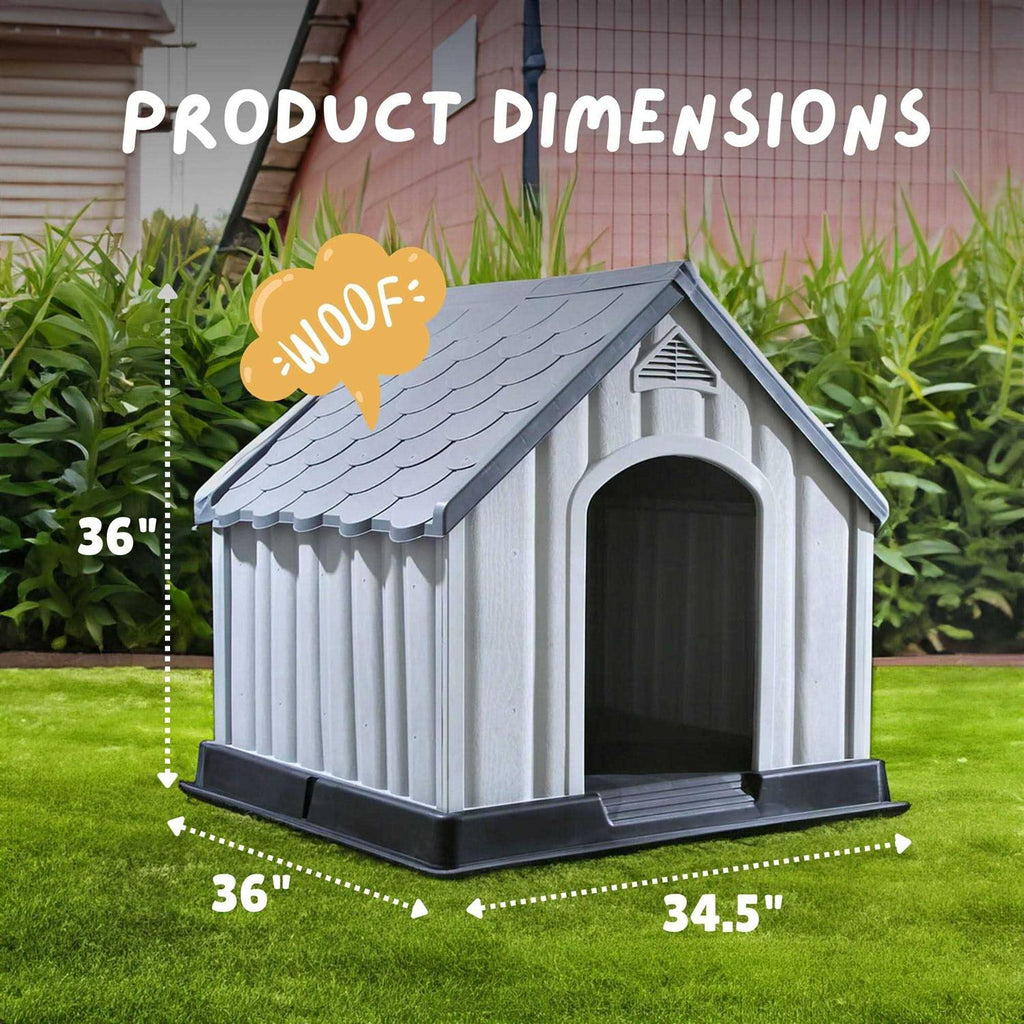 Large Waterproof Outdoor Dog Kennel O941047