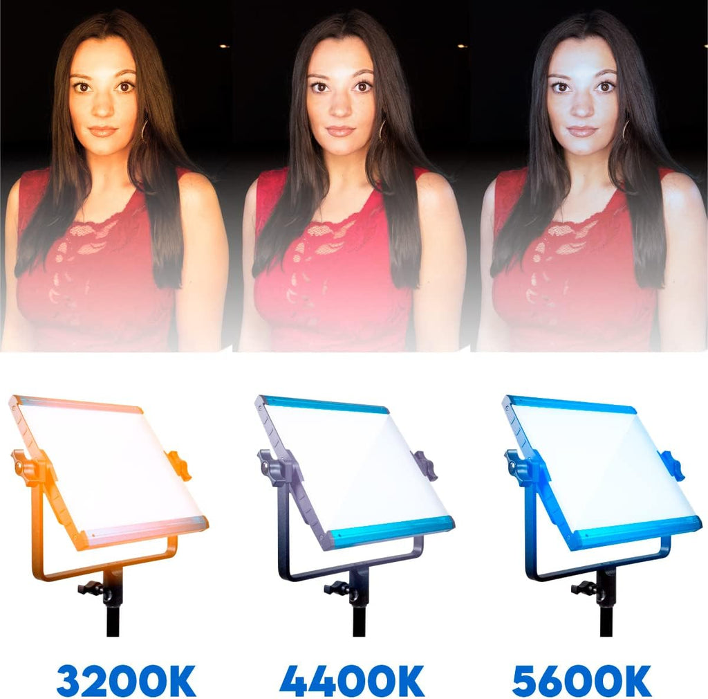 Bi-Color 3200K-5600K Dimmable LED Video Light A383375