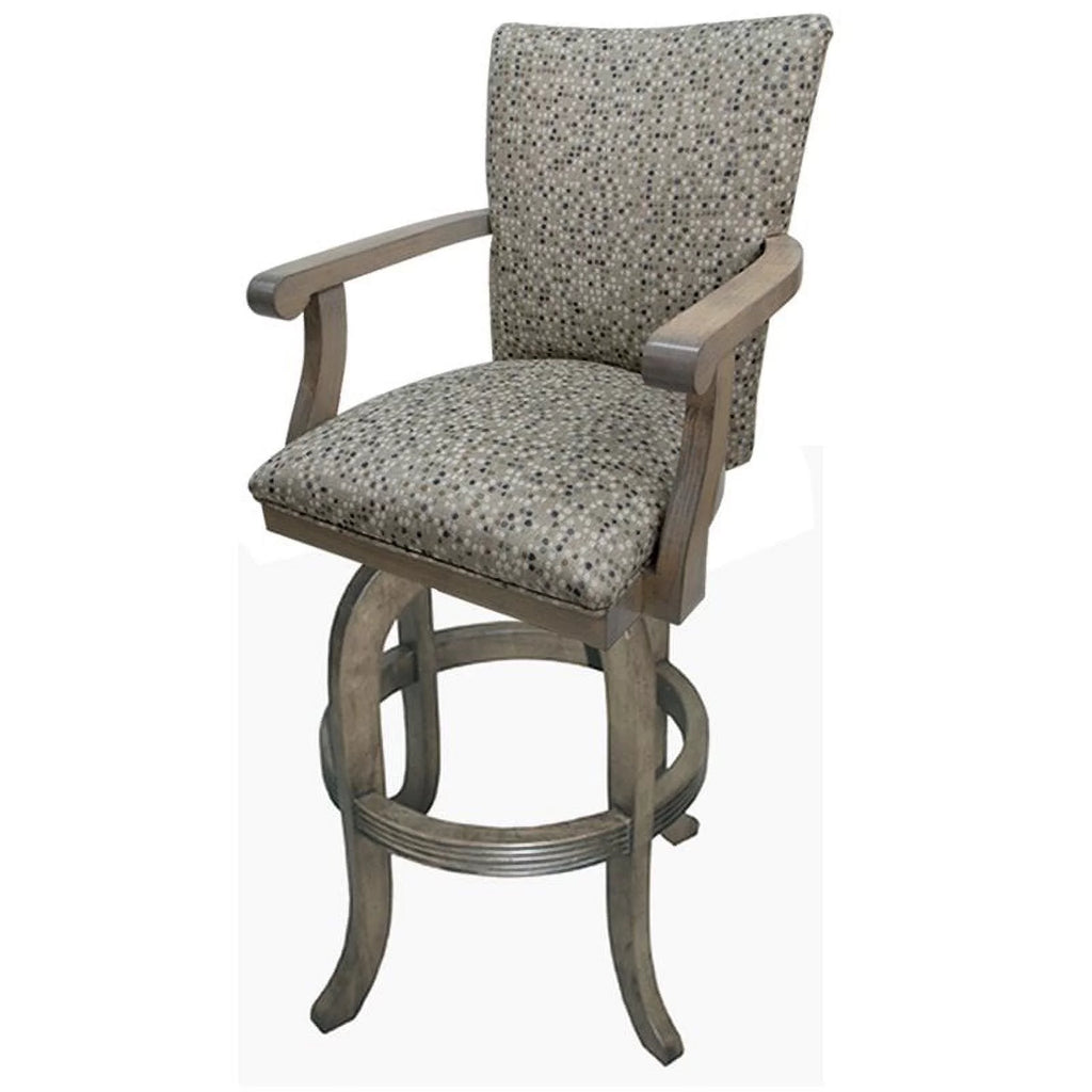 30" Swivel Wood Bar Stool K647