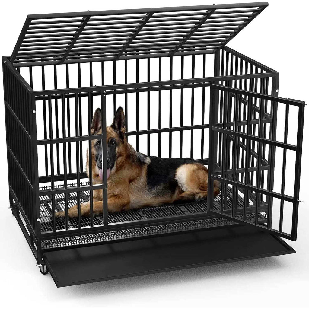 Heavy Duty Dog Crate with Removable Tray A5218