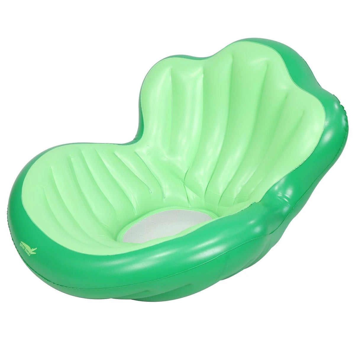 Green Inflatable Lounger Chair with Mesh Seat M66361