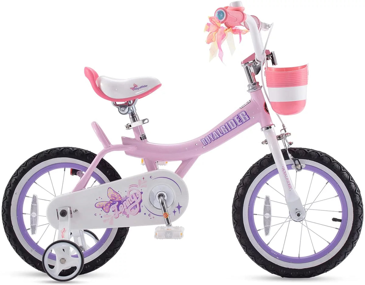14 In. Beginner Bicycle with Training Wheels and Basket J5088