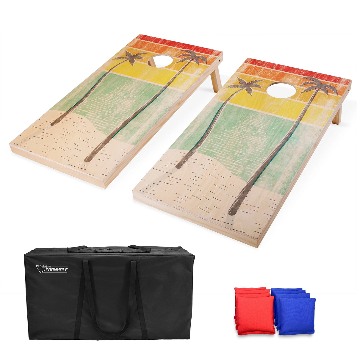 4'x2' Wood Cornhole Set J632270