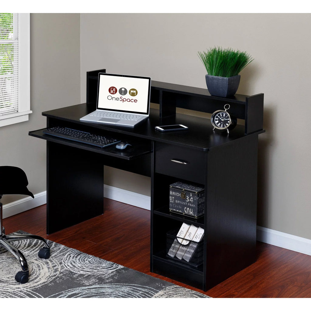 Computer Desk Hutch with Pull-Out Keyboard Z13259