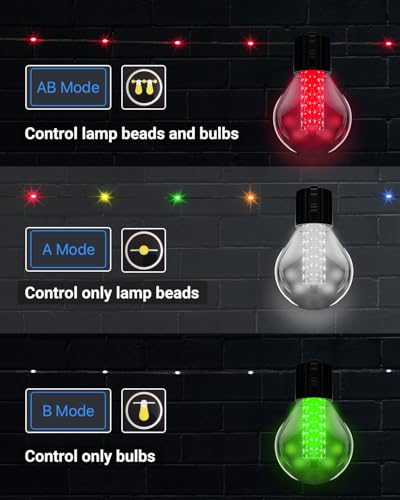 50Ft RGBw Color Changing Dimmable String Lights M130
