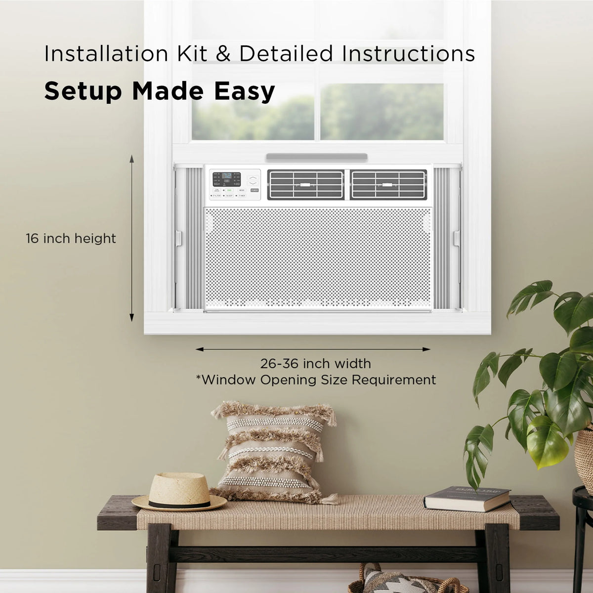 14,000 BTU Smart Window Air Conditioner Y5147
