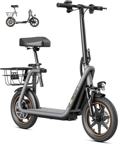 Electric Scooter with Seat, Foldable, Disc Brakes X757
