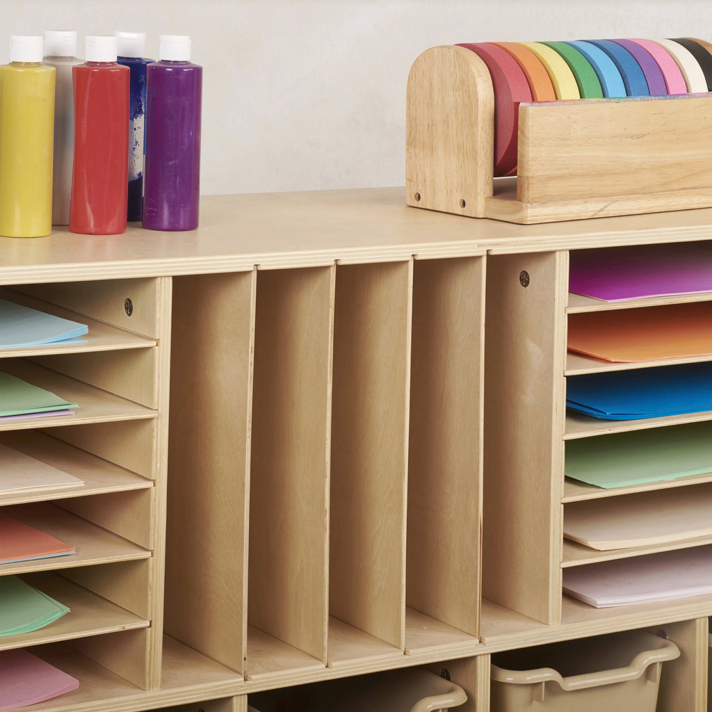 Mobile Storage Cabinet, Natural Q955771