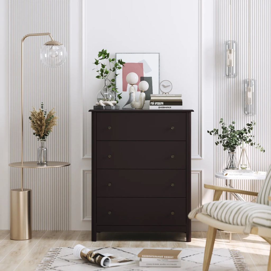 White 4 Drawer Dresser V737719