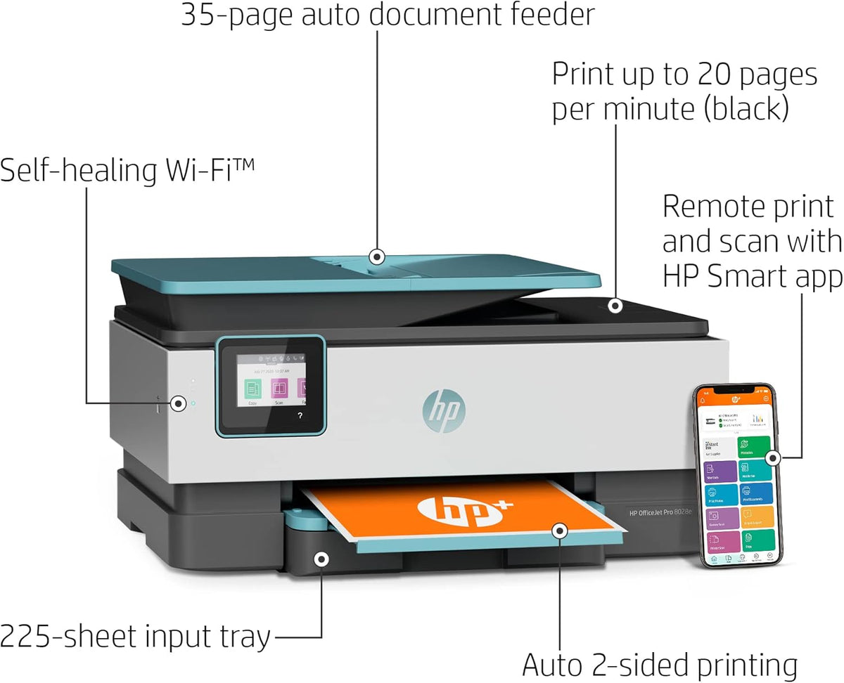 Renewed Wireless Color Inkjet All-in-One Printer T358