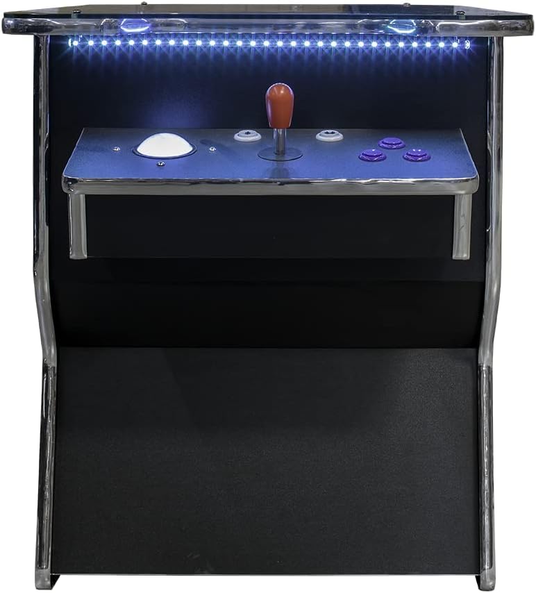 Cocktail Arcade Machine 516 Games in 1 2 Player 26-Inch Screen with 2 Bar Stools H1646