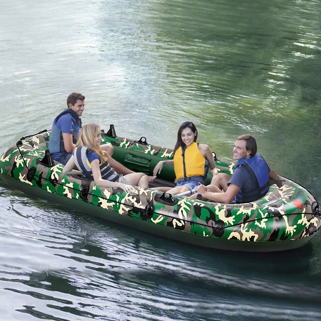 Camouflage 4-Person Inflatable Boats R676