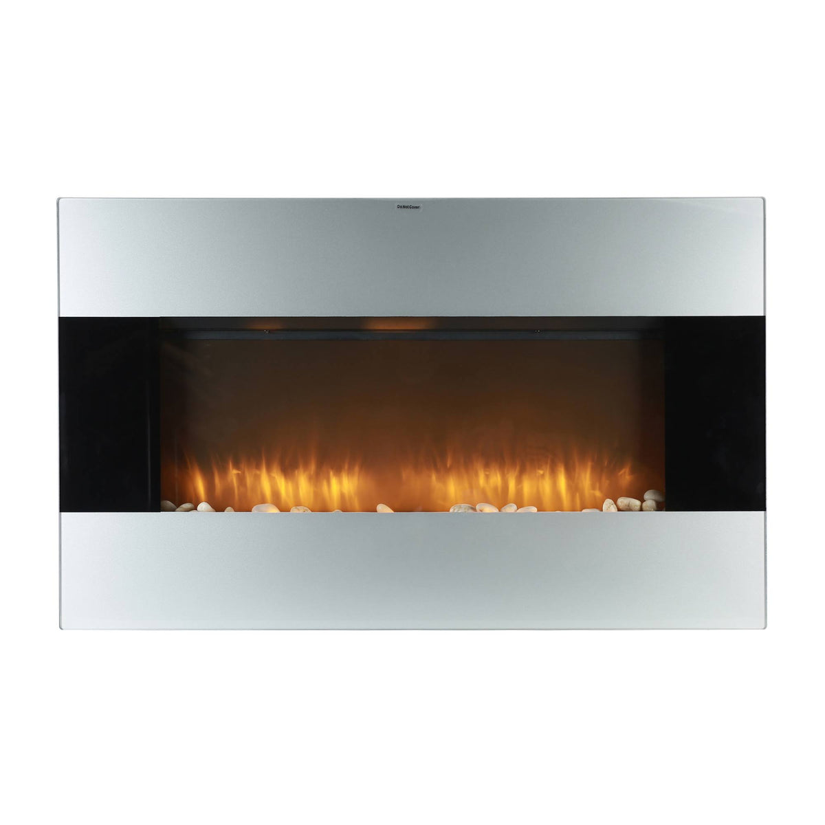 38 in. Wall Mount Electric Fireplace with Flame Effect Q318823