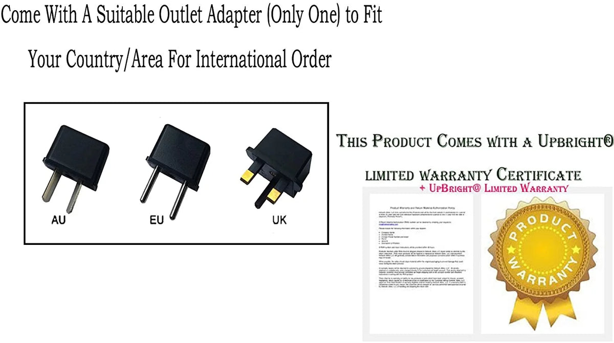 AC/DC Adapter Power Supply Cord Cable PS Charger V3864