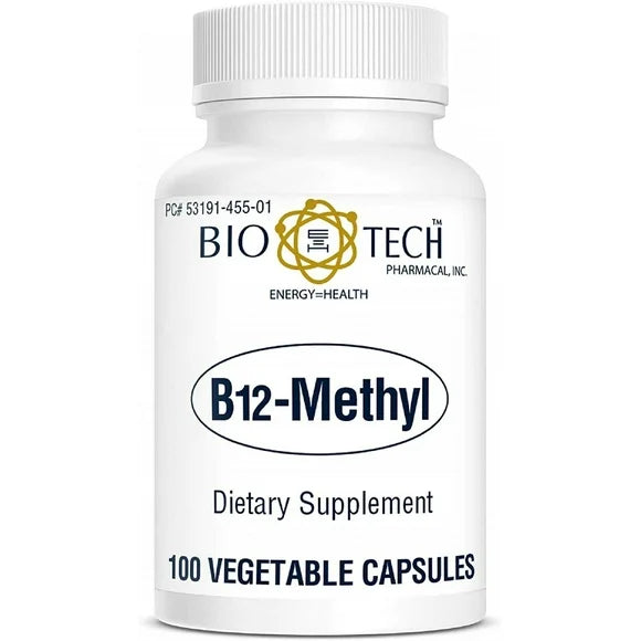 B12-Methyl 100 Vegetarian Capsules Supplement I567