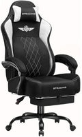 Big and Tall Breathable Fabric Gaming Chair with Footrest X741