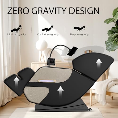 Black Full Body Massage Chair with Zero Gravity F184