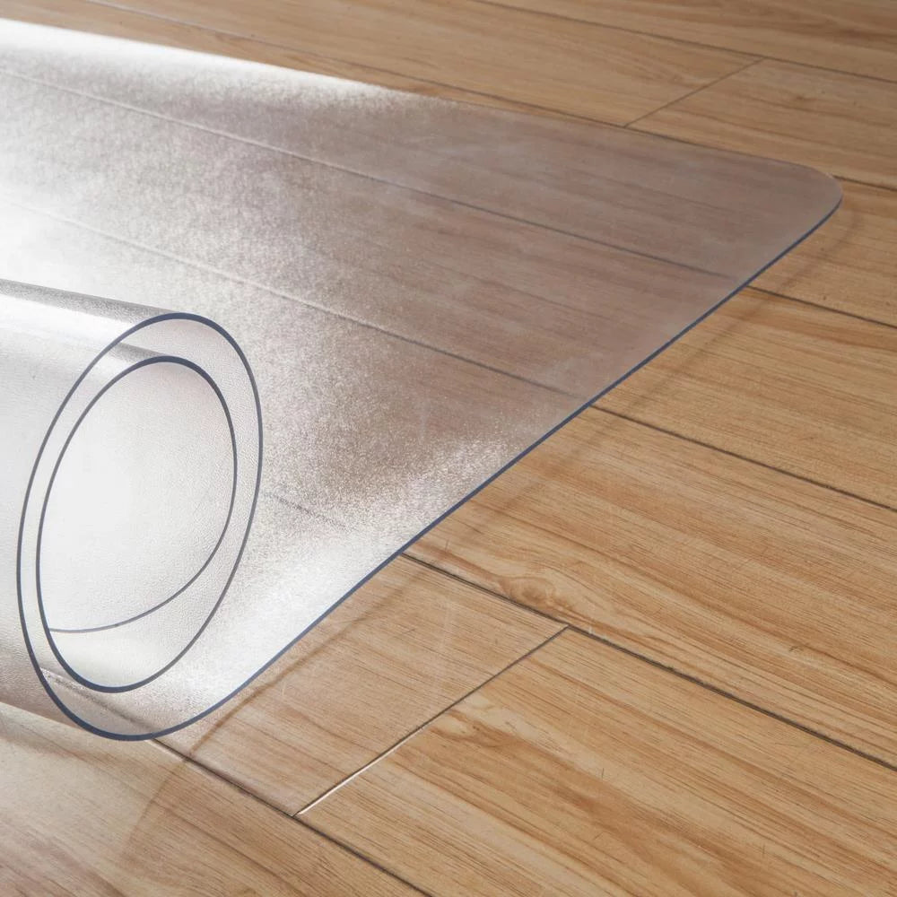 Clear PVC Desk Chair Mat for Hard Wood Floor W838437