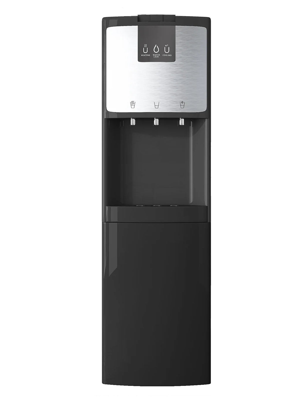 Bottom Loading Water Dispenser, Hot/Cold/Room Temperature, 3 or 5 Gallon, Black A909